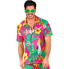 Chemise hawaïenne rose Boland Traciks - Party Shirt