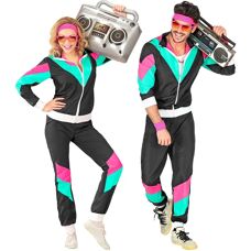 Buttinette 80-tals unisex träningsset - polyester