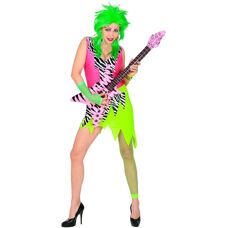 Eighty’s Rock Star Zebra Costume - Costumed Animal Print