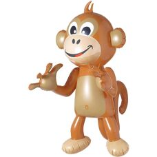 Gerry Modèle Widmann Singe Gonflable - 50cm Marron - Publicité