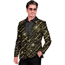 Veste de fête noire et dorée Widmann S - Veste