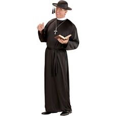 Déguisement de Prêtre Noir et Blanc Widmann M - Costume - Publicité