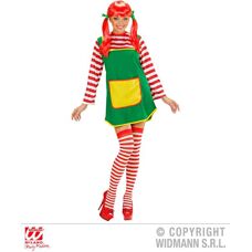 Costume Pippi Calzelunghe Widmann - Abito per bambine