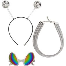 Conjunto de disfraz de alien de Boland - Plateado, 3 piezas