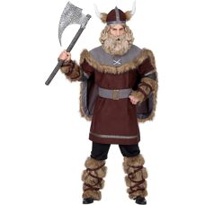 Buttinette Vikingkostym Ivar för Män - Brun - Kostymer