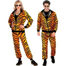 Widmann Tiger Pattern Unisex Costume - 70s 80s Disco Party