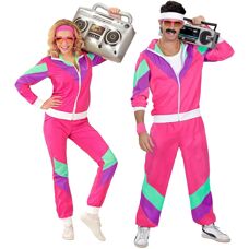 Costume Rose des années 80 Widmann Unisexe XL - Publicité