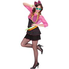 e-Carnavalskleding.nl Marly 80s Girl Neon Costume - Costume