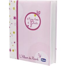 Album dei ricordi rosa Chicco - Traguardi e crescita del bambino