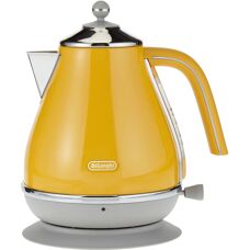 DeLonghi Brand Model Kettle - Vibrant Yellow - Electric Kettle