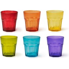 Excelsa Modelo 65236 Juego de Vasos Coloridos - Cristalería