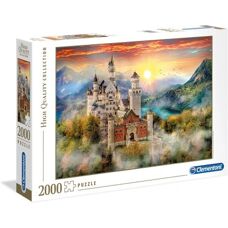 Quebra-cabeça Neuschwanstein 2000 peças - Cidade