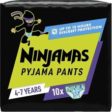 Pampers Ninjamas Pyjama Pants blau 4-7 Jahre - 10 Stk.