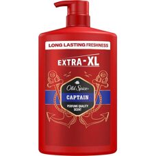 Ανδρικό Αφρόλουτρο Old Spice Captain - 1000ml - 3 σε 1, Μακράς διάρκειας φρεσκάδα