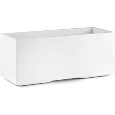 VECA VENETA Fioriera Bianco 100cm Resistente agli urti - Matheria