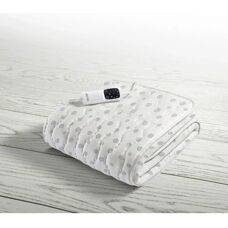 Couverture électrique IMETEC Blanc/Gris - Chauffage rapide et automatique