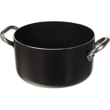 Agnelli AlBlack 24cm Bratpfanne - Hoch, Antihaft, 2 Griffe