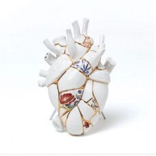 Vaso cuore Seletti - Arte Kintsugi