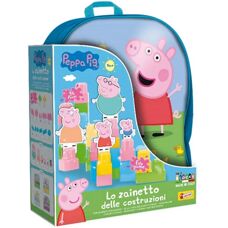 Sac à dos Peppa Pig avec 36 blocs éducatifs - Jouet