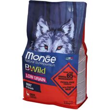 Monge B Wild Low Grain All Breeds mit Hirsch - Hundefutter