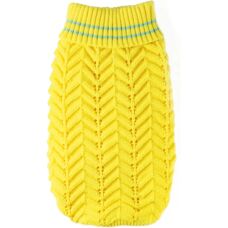 Pull Dolly Giallo à Col Montant de RECORD - Sweater