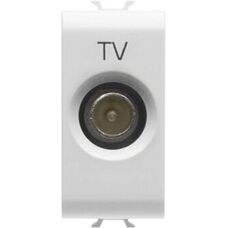 Enchufe de TV Gewiss GW10361 Blanco - Conexión Directa