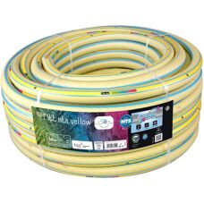 FITT Gelb 19mm Gartenschlauch - Langlebig, Flexibel, 50m