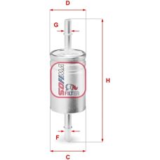 Brandstoffilter SOFIMA S 3740 B - Cartridgetype
