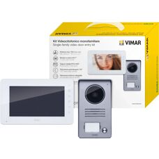 Sistema Videocitofono Vimar K40930 - 7" Grigio e Bianco