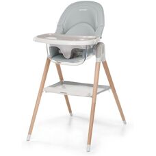 Foppapedretti Grauer Babyhochstuhl - 2-in-1 Kinderstuhl