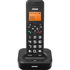 Brondi Bravo Star - Telefono DECT con grande display e ID chiamante