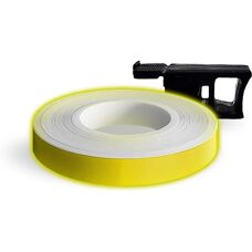 Cintas reflectantes para ruedas de moto - Amarillo 7mm x 6m