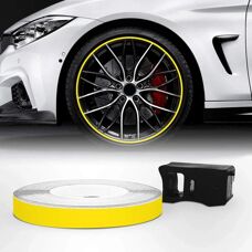 4R QUATTROERRE.IT Gelbe Radzierleisten - Wheel Trim Strips