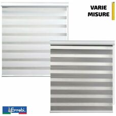 Tenda a Rullo Zebra - Bianco - Persiane per Finestra
