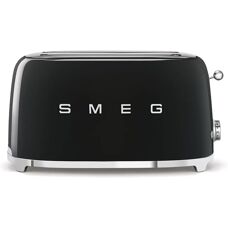 Smeg TSF02 Tostapane Stile Anni '50 Quattro Fette - NERO