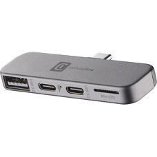 Cellularline Smartphone Hub - USB 3.2 Gen 1, 4 ports, Black