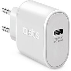 SBS SBS TETR1CPD20 Caricatore - 20W USB-C Interno Bianco