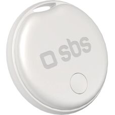 SBS Valkoinen GPS-seurain - Kaksinkertainen paikannin Apple & Android
