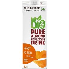 EKO THE BRIDGE Napój migdałowy - Organiczny, Bez cukru, Bez glutenu