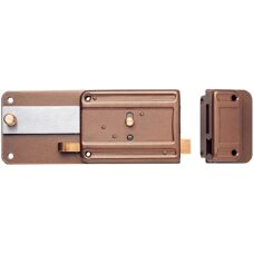 ISÉO Modelo 340506 Cerrojo de Acero - Cerradura de Madera