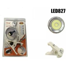 Trade Shop Led827 - Helle LED Leselampe mit Clip - Lampe