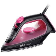 Braun SI1070PU - Musta, Violetti - Kuiva- ja höyrysilitys