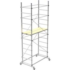 Ponteggio in alluminio Capaldo Zeus 157x100x3,6m Piattaforma di lavoro