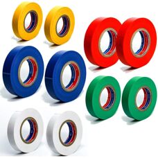 Trade Shop - 10 Rollen Bunte Isolierband - 15 Mm x 1,5cm