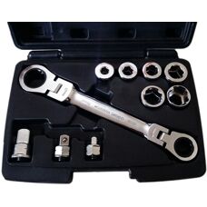 Set di Chiavi a Cricchetto Trade Shop - 14x19mm, 15 in 1