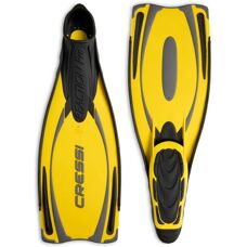 Cressi Reaction Pro Fins - Snorkling & Dykning - Gul/Sølv