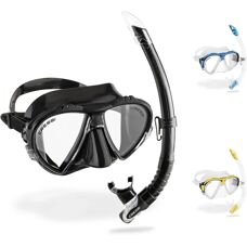 Kit maschera e boccaglio da immersione CRESSI Matrix Gamma