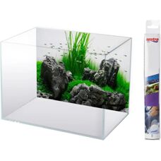 Fond double Amazonia d'Amtra pour aquarium 45x100cm