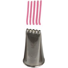 Decora 0263134 - Stainless Steel Multi-Hole Cake Piping Tip
