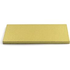 Decora 0931710 Sottotorta rettangolare dorata - Sottotorta